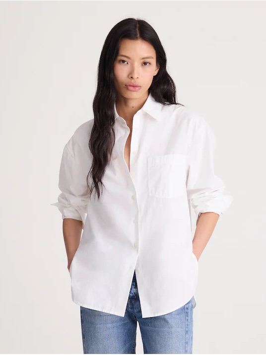 Madewell The Easy Shirt In Poplin Sz. 2x